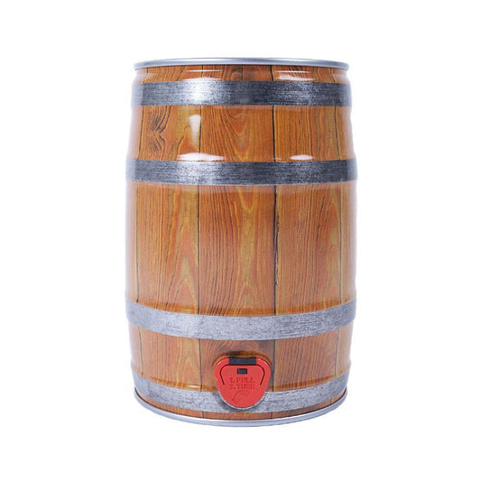Boer Bier Party Kegs Wooden Texture Pack of 4